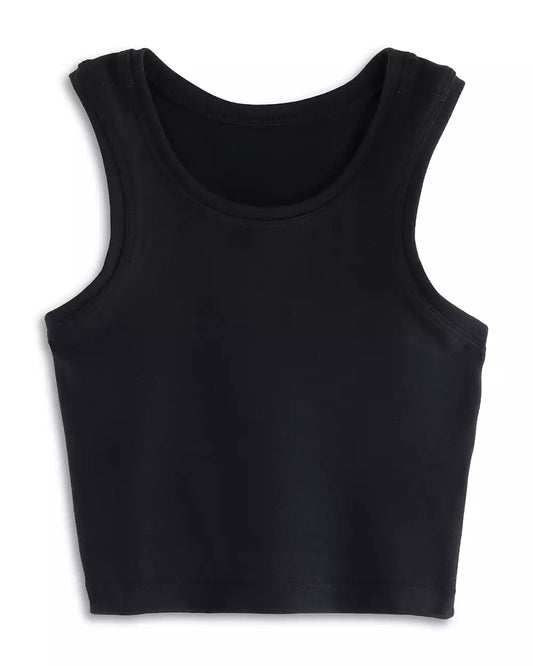 TLC Crop Top, Jet Black