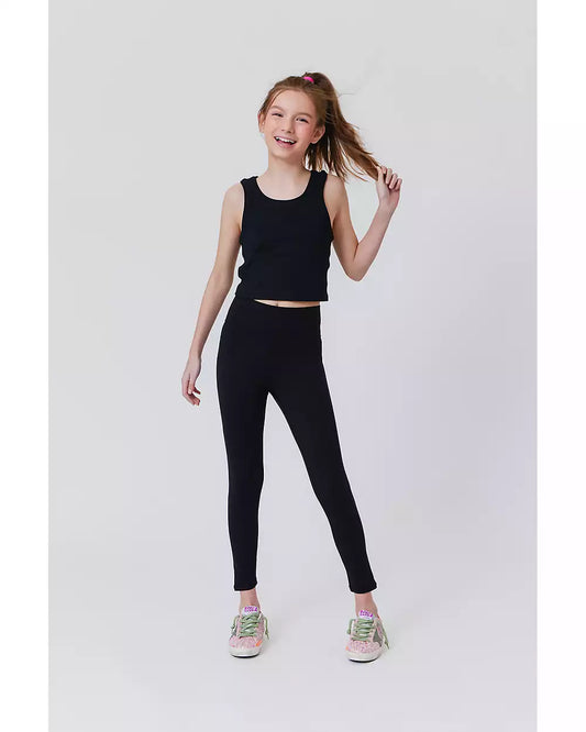 TLC Crop Top, Jet Black - Magpies Paducah