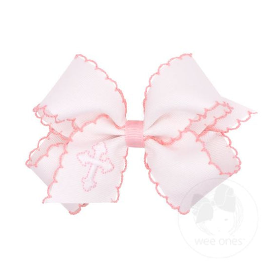 Speciality Medium Baptism Bows (Assorted colors!) - Magpies Paducah