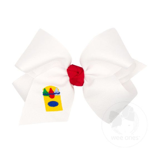 Medium Grosgrain Bow, School (Assorted Styles!) - Magpies Paducah