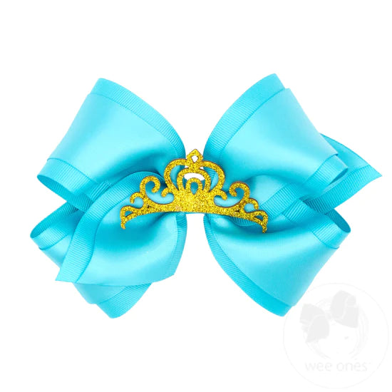 Speciality King Bow, Princess Crown (Assorted Colors!) - Magpies Paducah