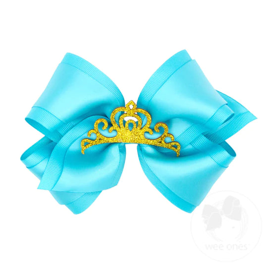 Speciality King Bow, Princess Crown (Assorted Colors!) - Magpies Paducah