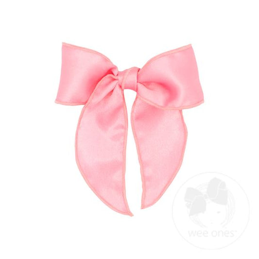 Medium Satin Bow, Pink - Magpies Paducah