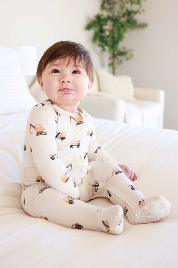 Zipper Footie, Little Builder
