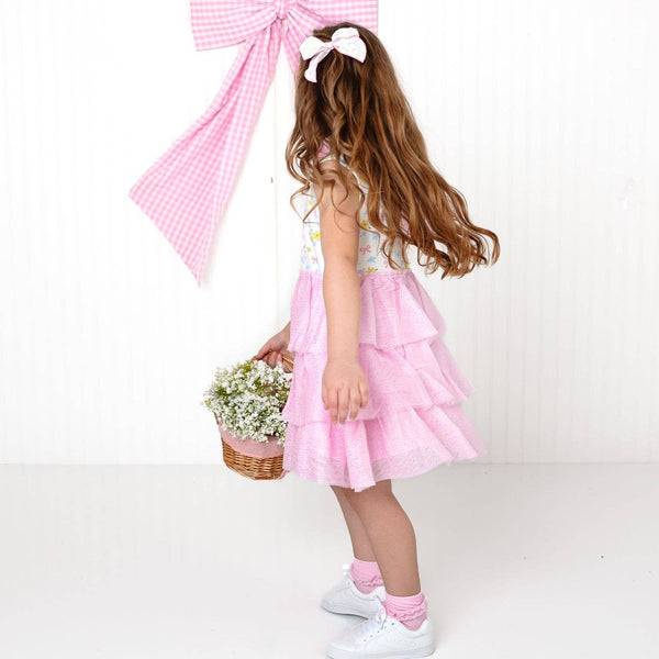 Sweet Floral Tank Tutu Dress - Girls Clothes - Spring - Magpies Paducah