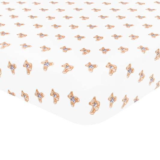Kyte Baby Crib Sheet, Teddy Bear
