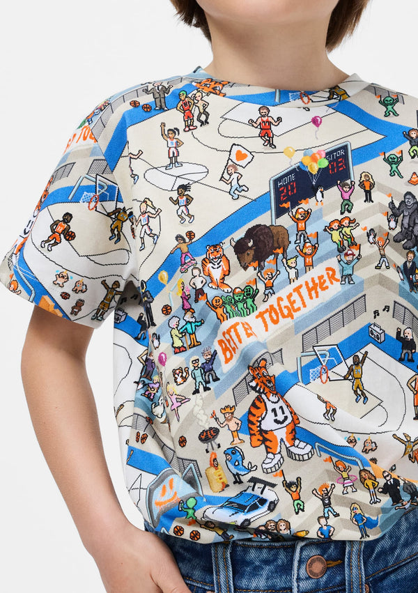 Ralphie Tee, Pixel Baskets