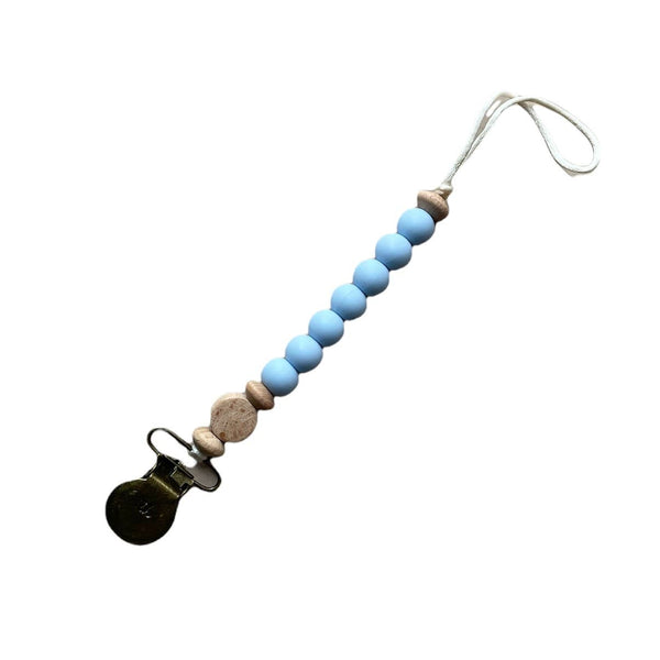 Jace Petite Pacifier + Toy Clip - Magpies Paducah