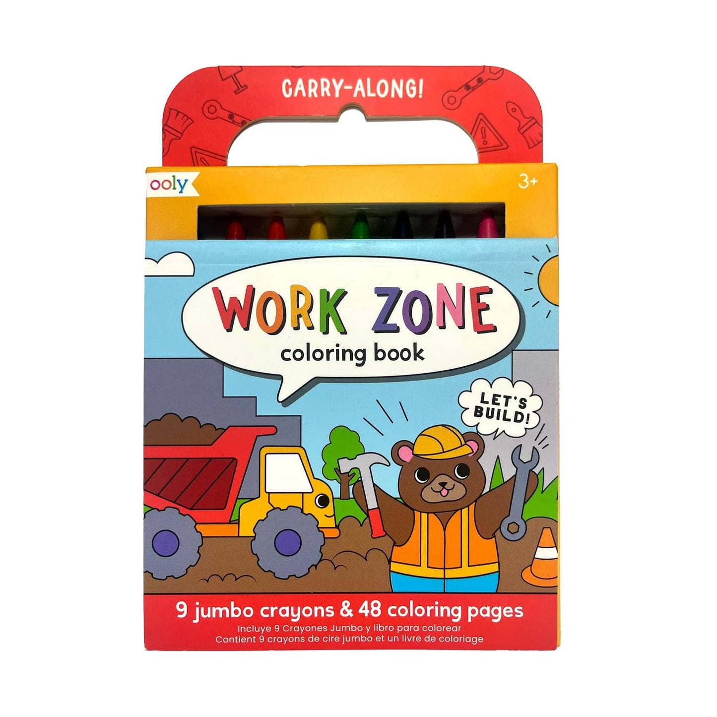 Carry-Along: Coloring Book Set, Work Zone - Magpies Paducah