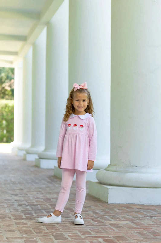 Santa Trio Pant Set, Pink