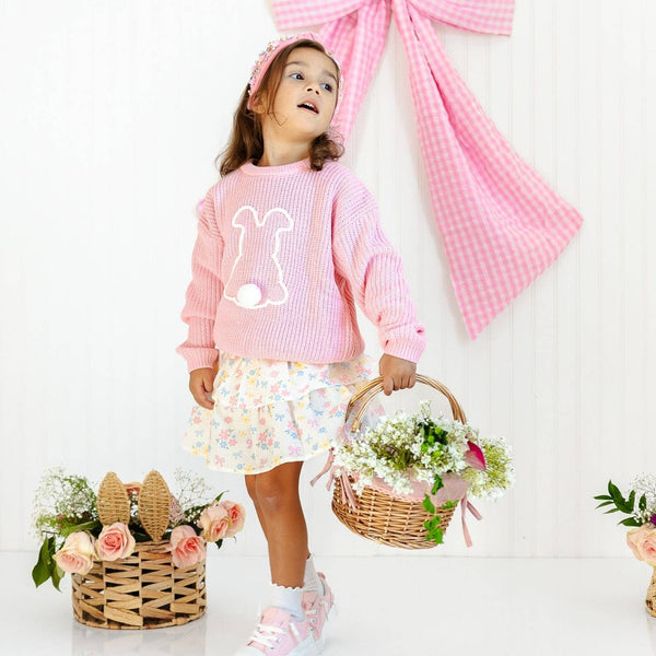 Sweet Floral Skort - Kids Boutique Clothing - Magpies Paducah