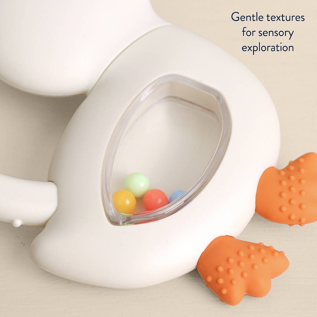 "NEW" Bitzy Shake™ - Silicone Teether with Rattle