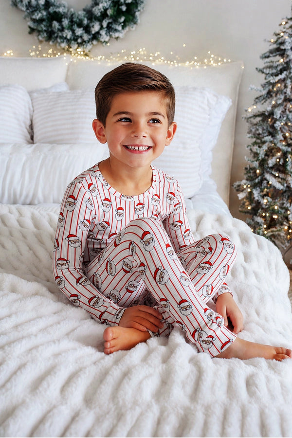 Two Piece Pajama Set, Holly & Jolly