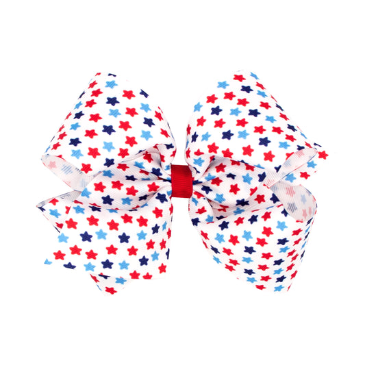King Print Bow, Americana Stars - Magpies Paducah