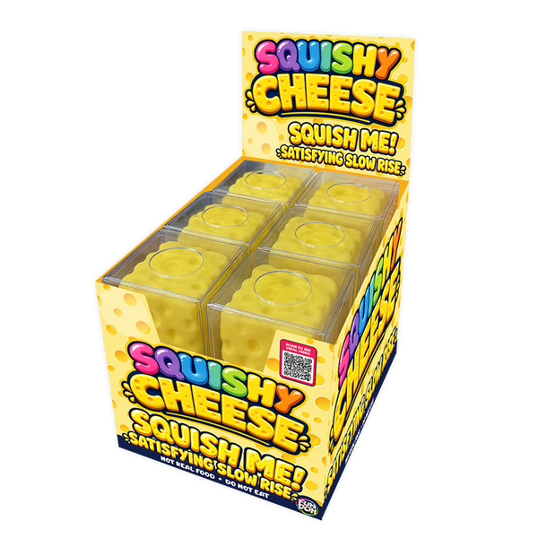 Fun Doh Slow Rise Cheese Squishies | Viral Sensory Display - Magpies Paducah