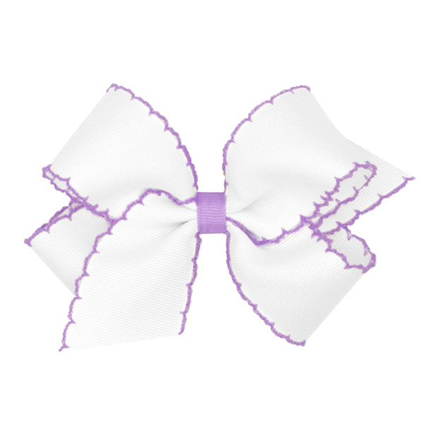 Medium Contrast Moonstitch Bow, (Assorted Colors!) - Magpies Paducah
