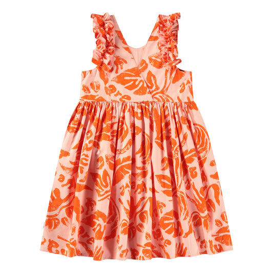 Cicely Dress, Peachy Nature - Magpies Paducah