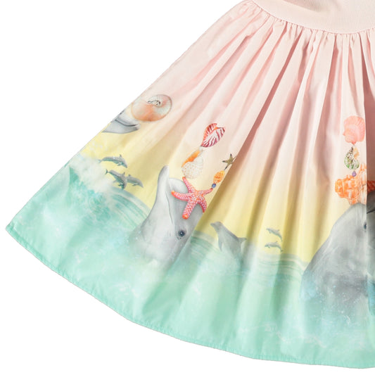 Cissa Dress, Wave Jumping - Magpies Paducah