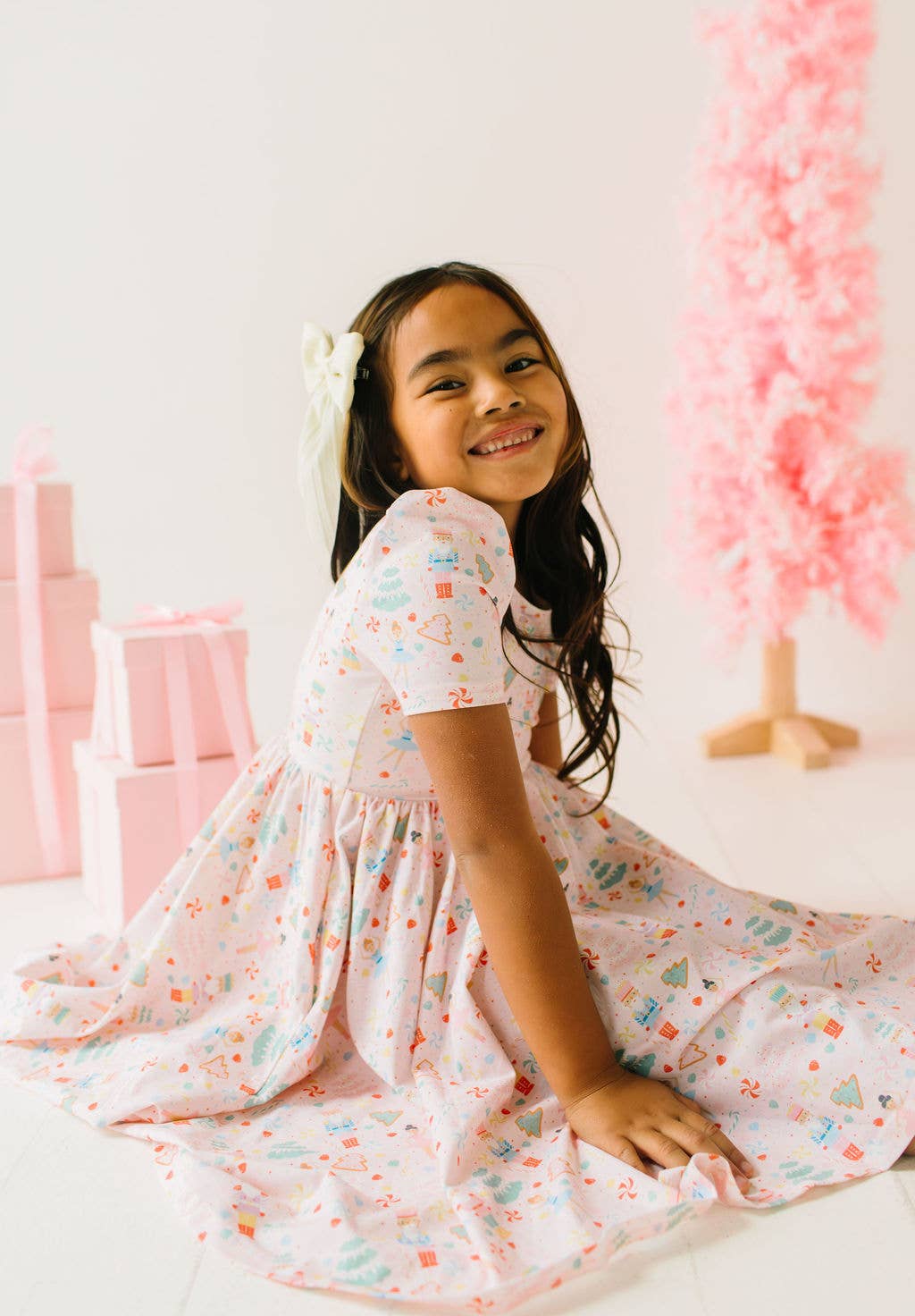 Puff Dress in Sugar Plum