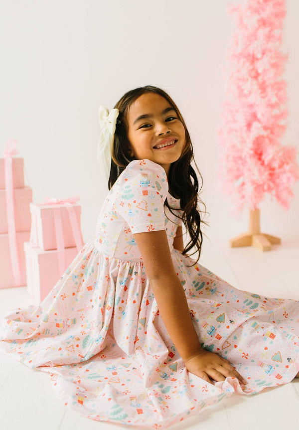 Puff Dress in Sugar Plum