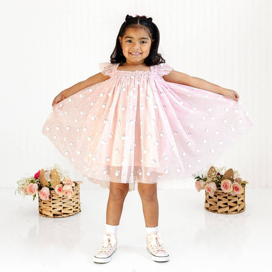 Little Bunny Easter Tulle Dress - Girls Clothes - Spring - Magpies Paducah