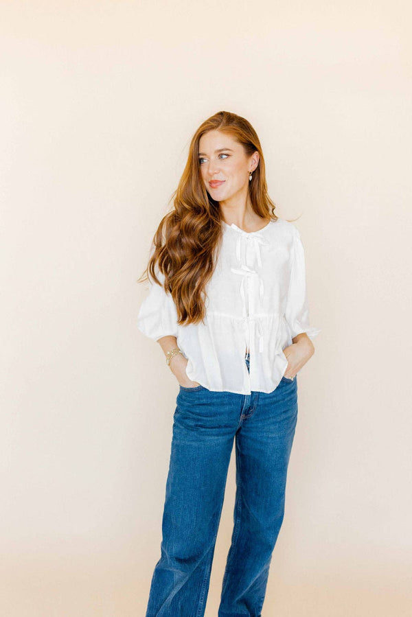 Huggie Charm Earrings, Willa Heart Gold