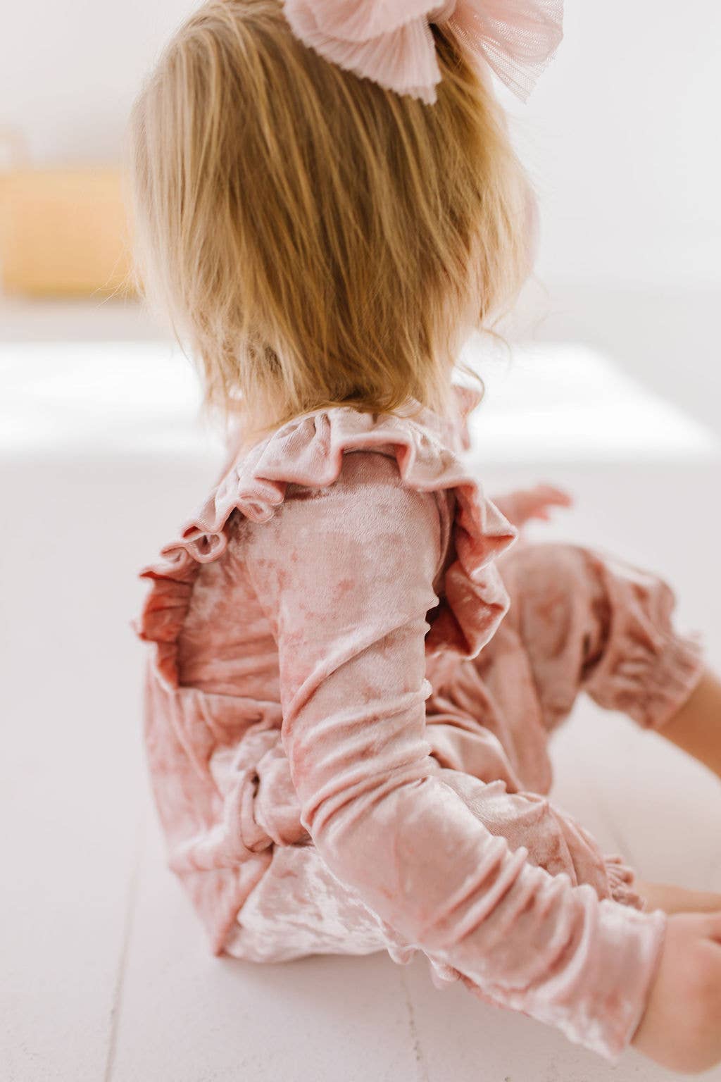 Mabel Romper in Crushed Blush