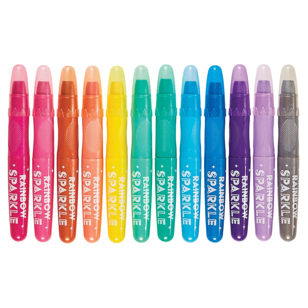 Rainbow Sparkle: Watercolor Gel Crayons - Magpies Paducah