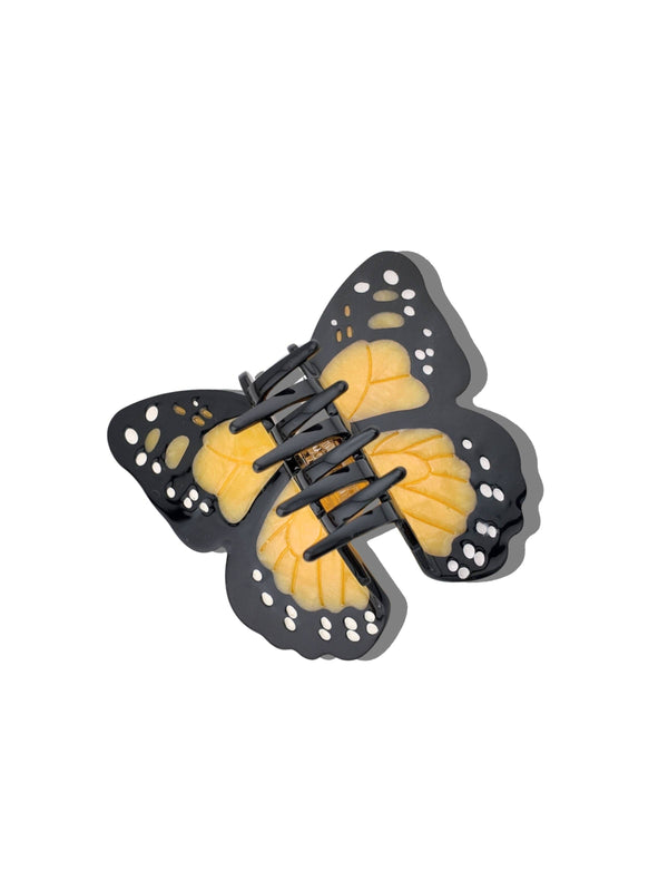Hand-painted Limited Edition Monarch Butterfly Claw Hair Clip | Eco-Friendly