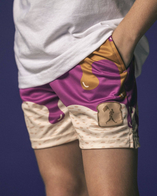 PB & Jammed Diamond Air Mesh Shorts - Youth - Magpies Paducah