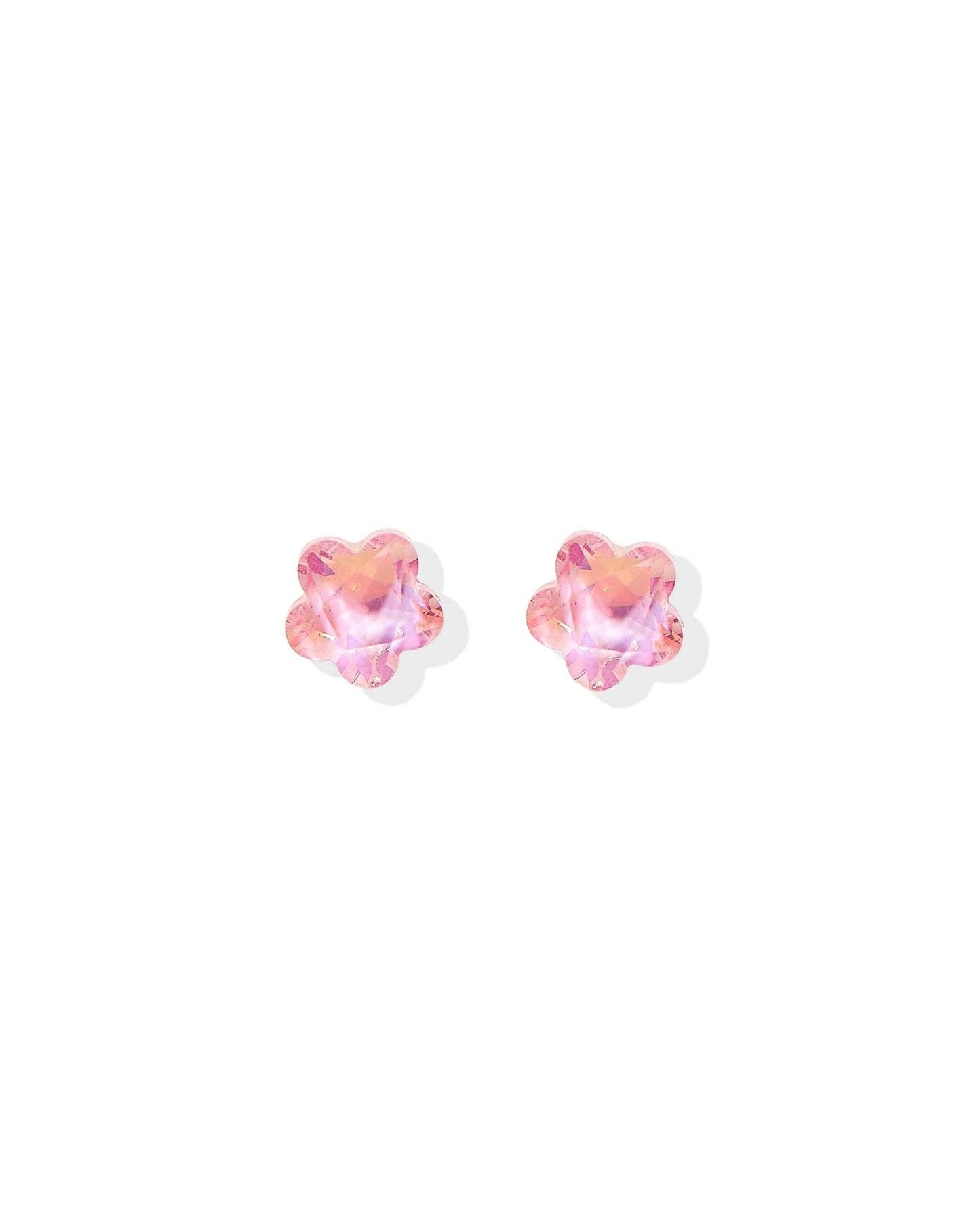 Screwback Stud Earrings Lux - Candy Star Bubblegum Pink - Magpies Paducah
