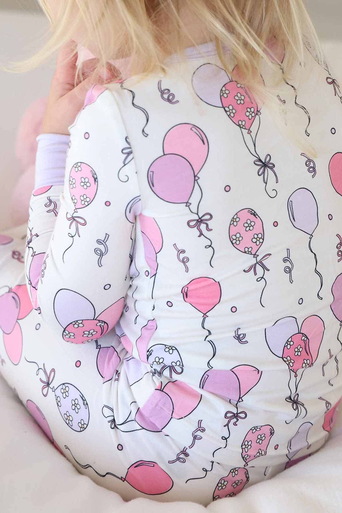 Party Time Two Piece Pajama Set, Pink