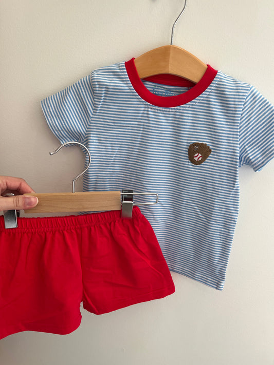 Baseball Short Set