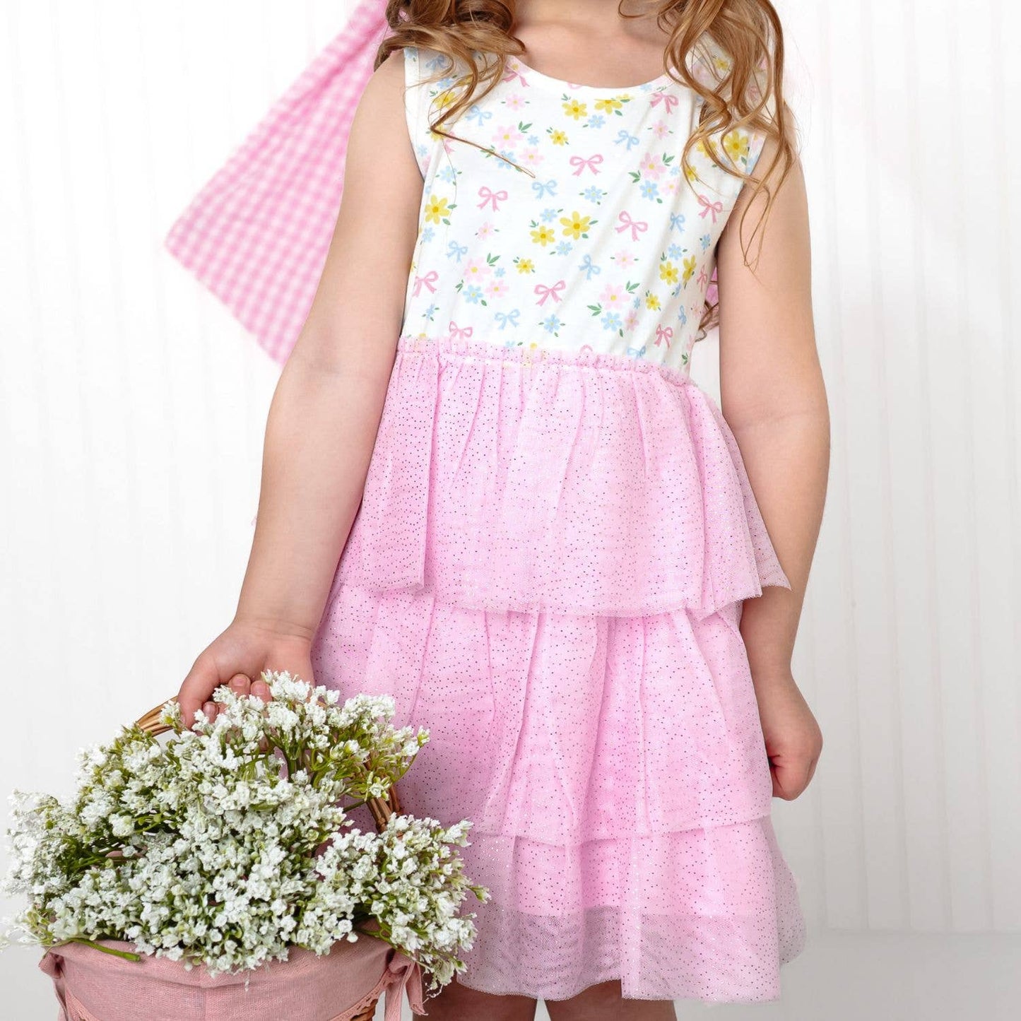 Sweet Floral Tank Tutu Dress - Girls Clothes - Spring - Magpies Paducah
