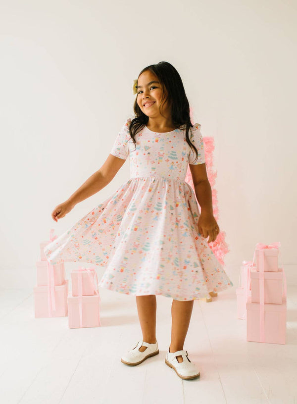 Puff Dress in Sugar Plum