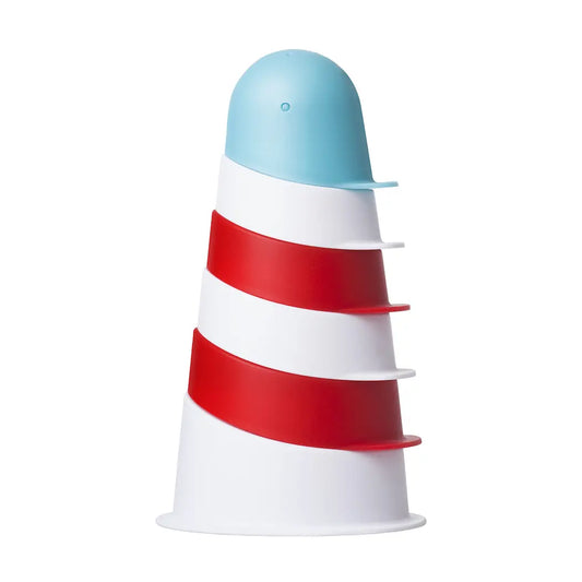 Lighthouse Stacking Cups Bath Toy - Magpies Paducah