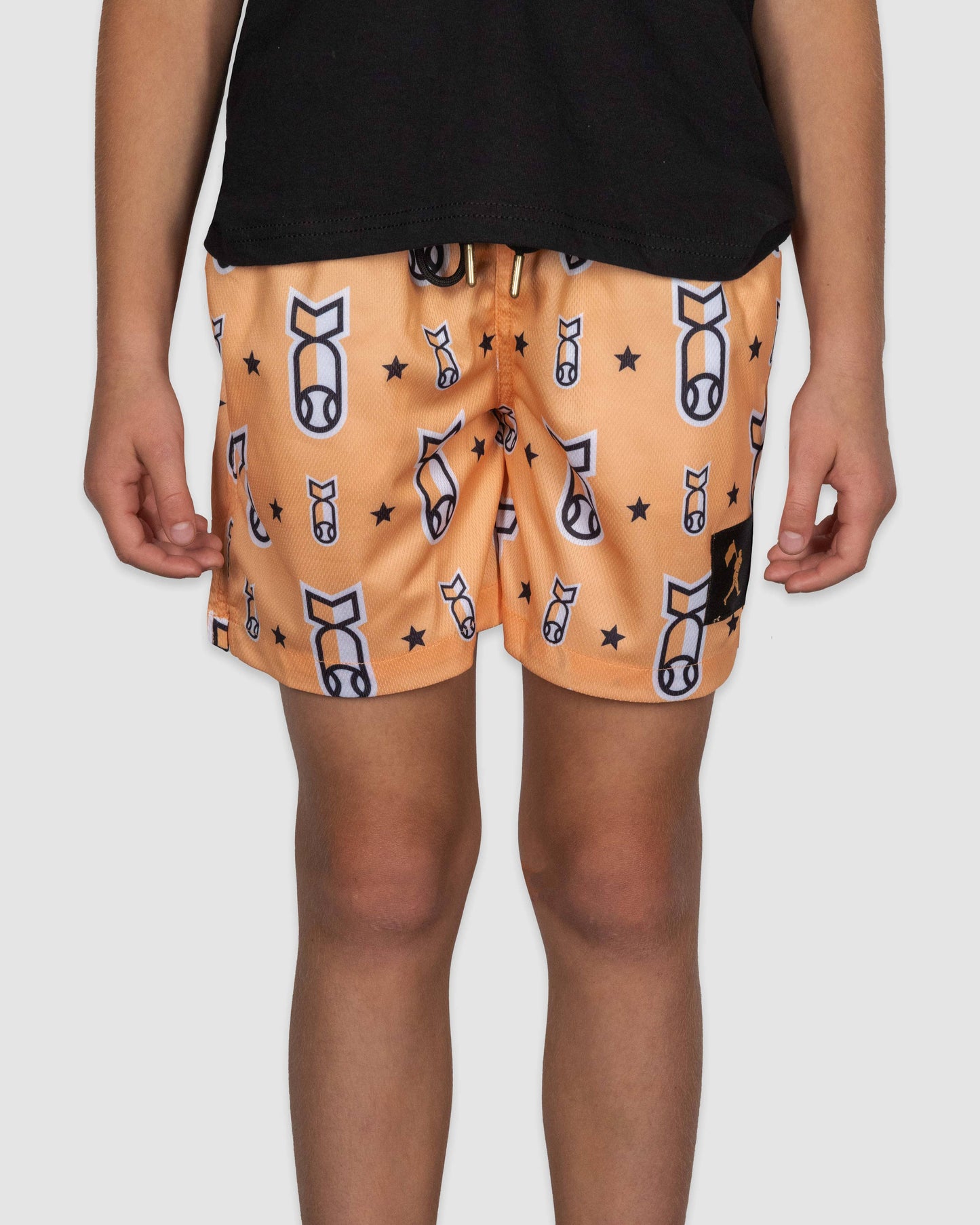 Stay Humble Drop Bombs Diamond Air Mesh Shorts - Youth - Magpies Paducah
