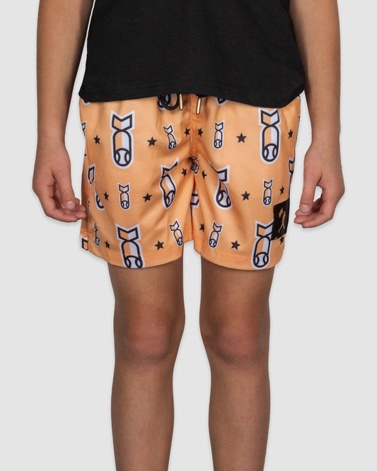 Stay Humble Drop Bombs Diamond Air Mesh Shorts - Youth - Magpies Paducah