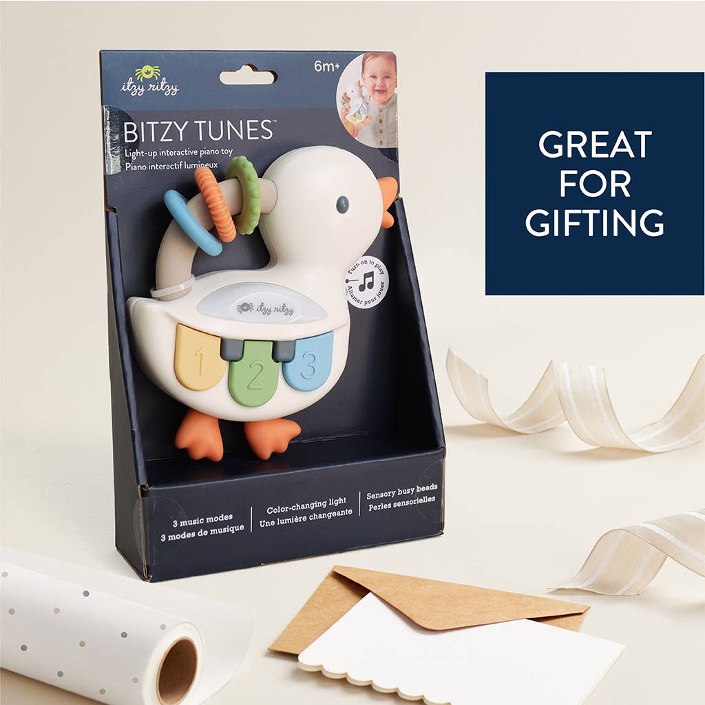 *NEW* Bitzy Tunes™ Goose - Light-up Interactive Piano Toy
