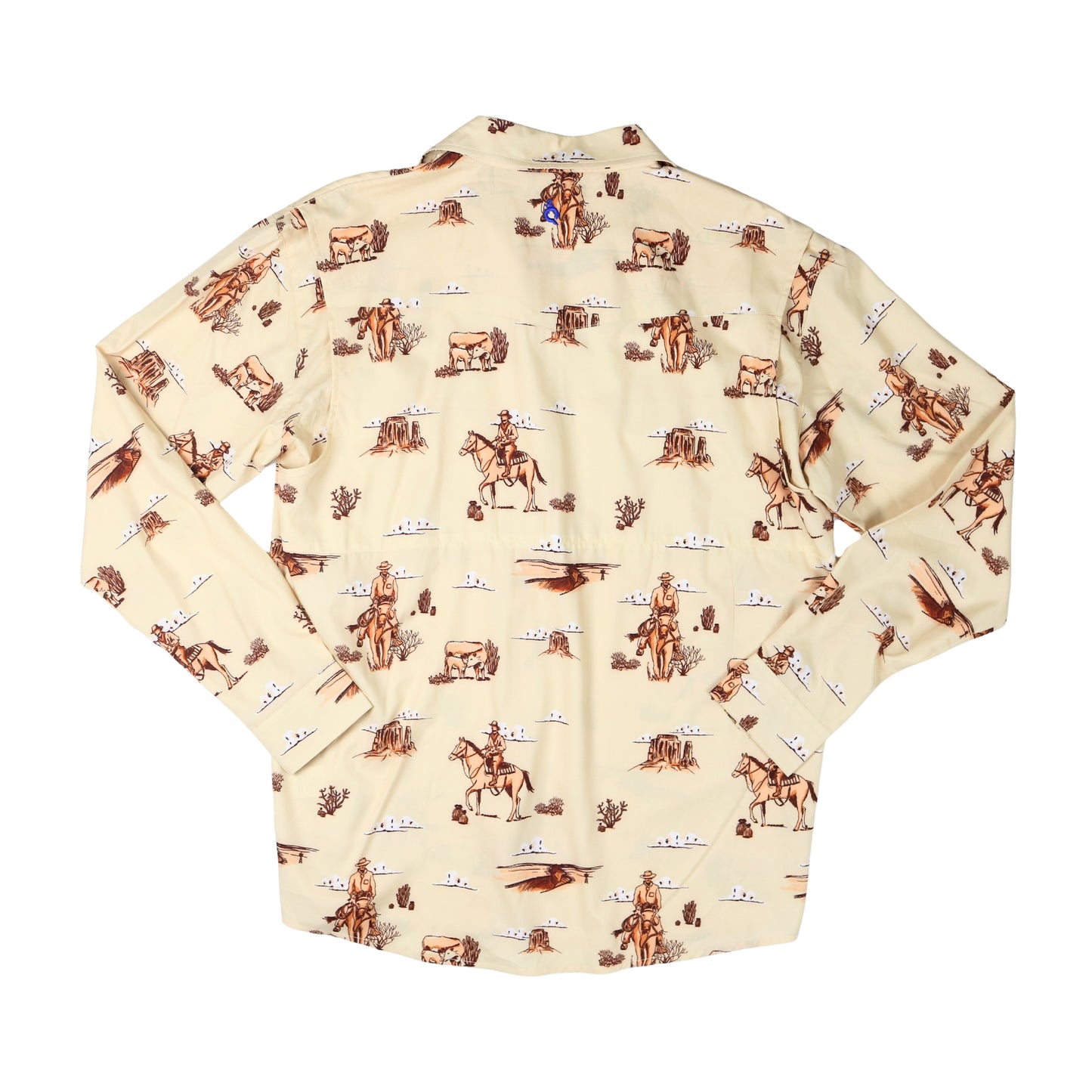 Pearl Snap Long Sleeve Shirt, Cattle Drive