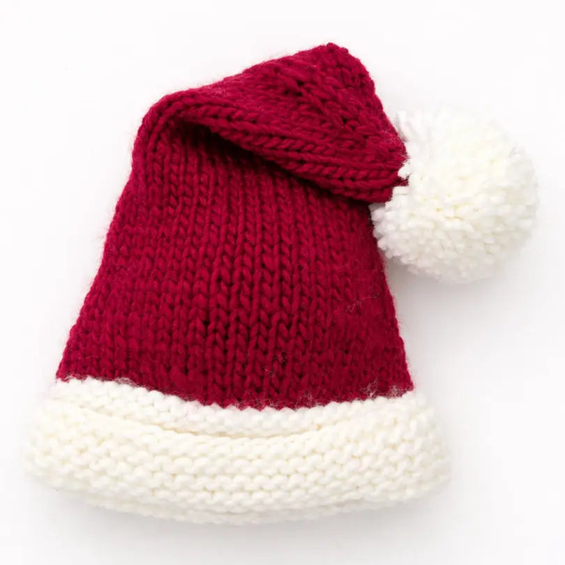 Santa Crimson Stocking Hat