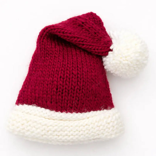 Santa Crimson Stocking Hat
