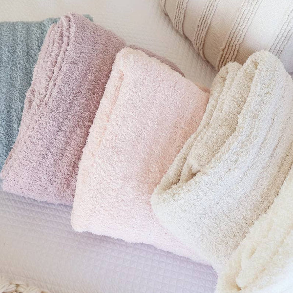 CuddleLane™ Luxe Blankets | Dusty Purple