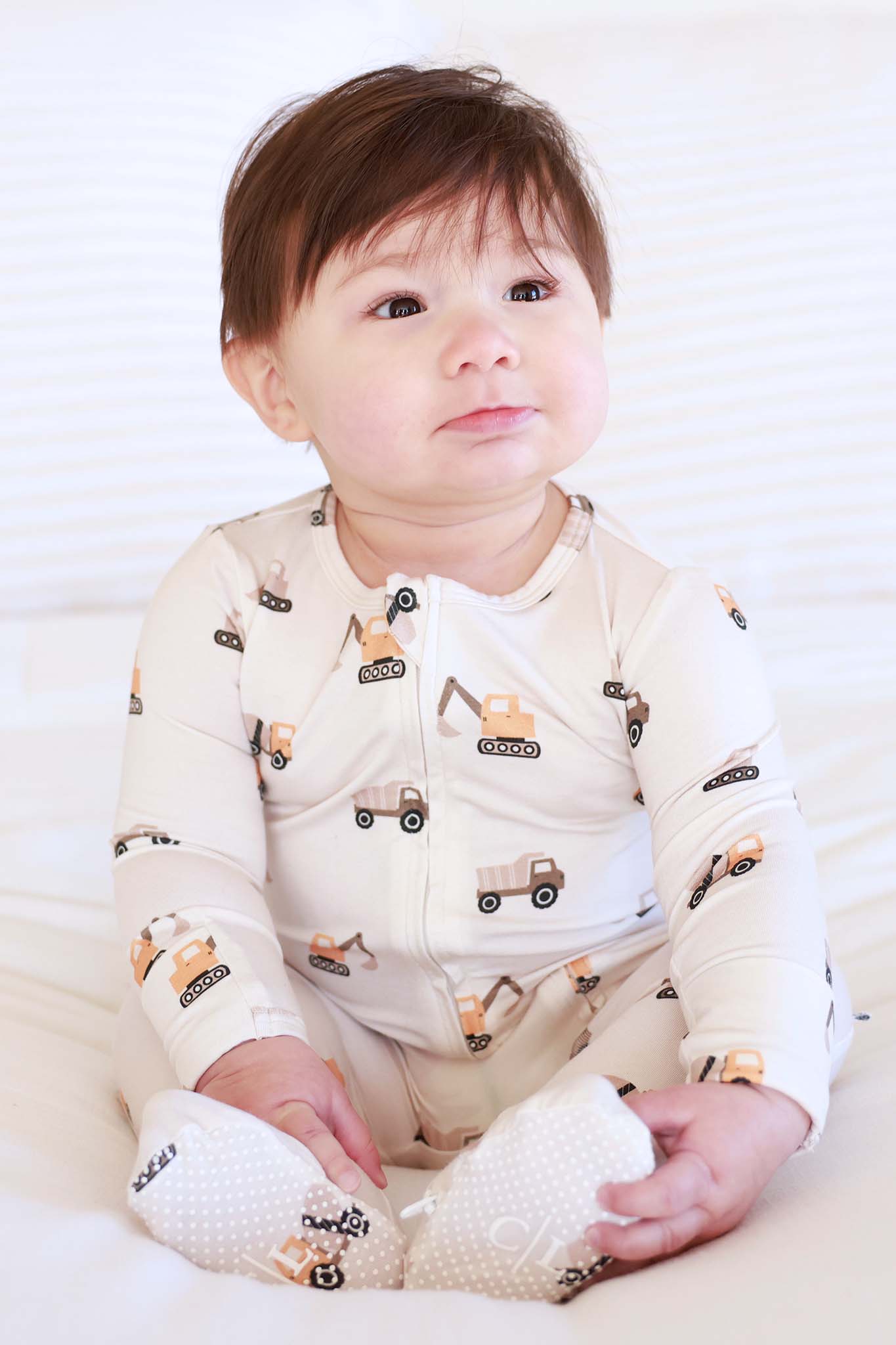 Zipper Footie, Little Builder