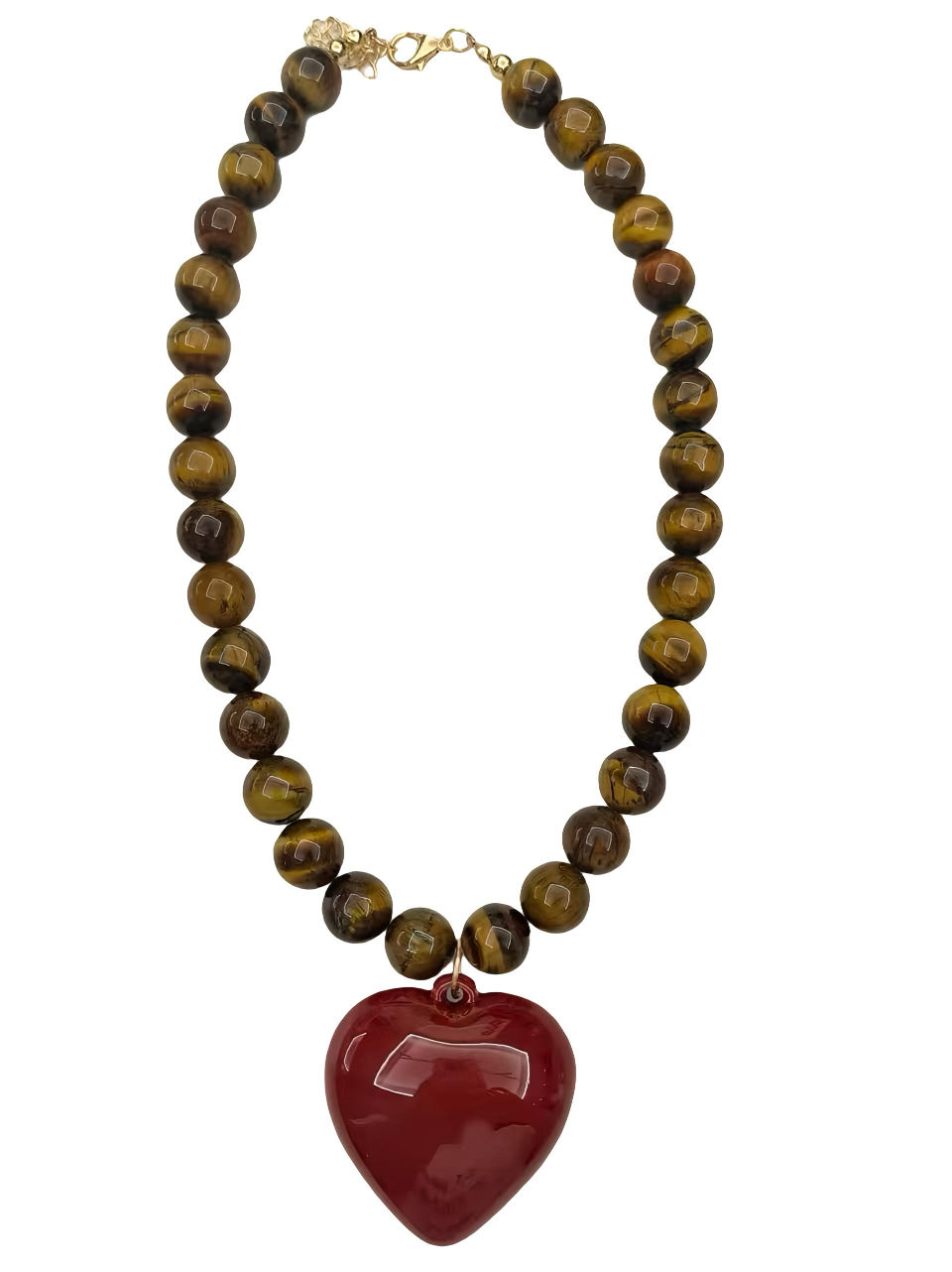 Janel Tiger Eye Gemstone Necklace 