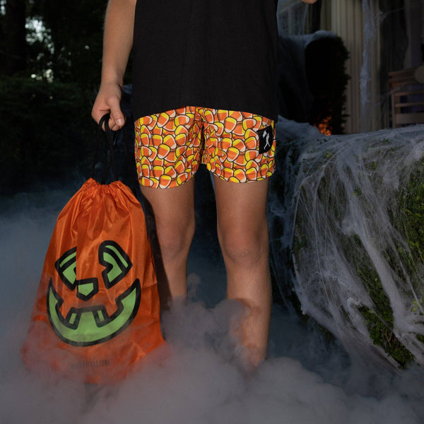 Candy Corn Mesh Shorts