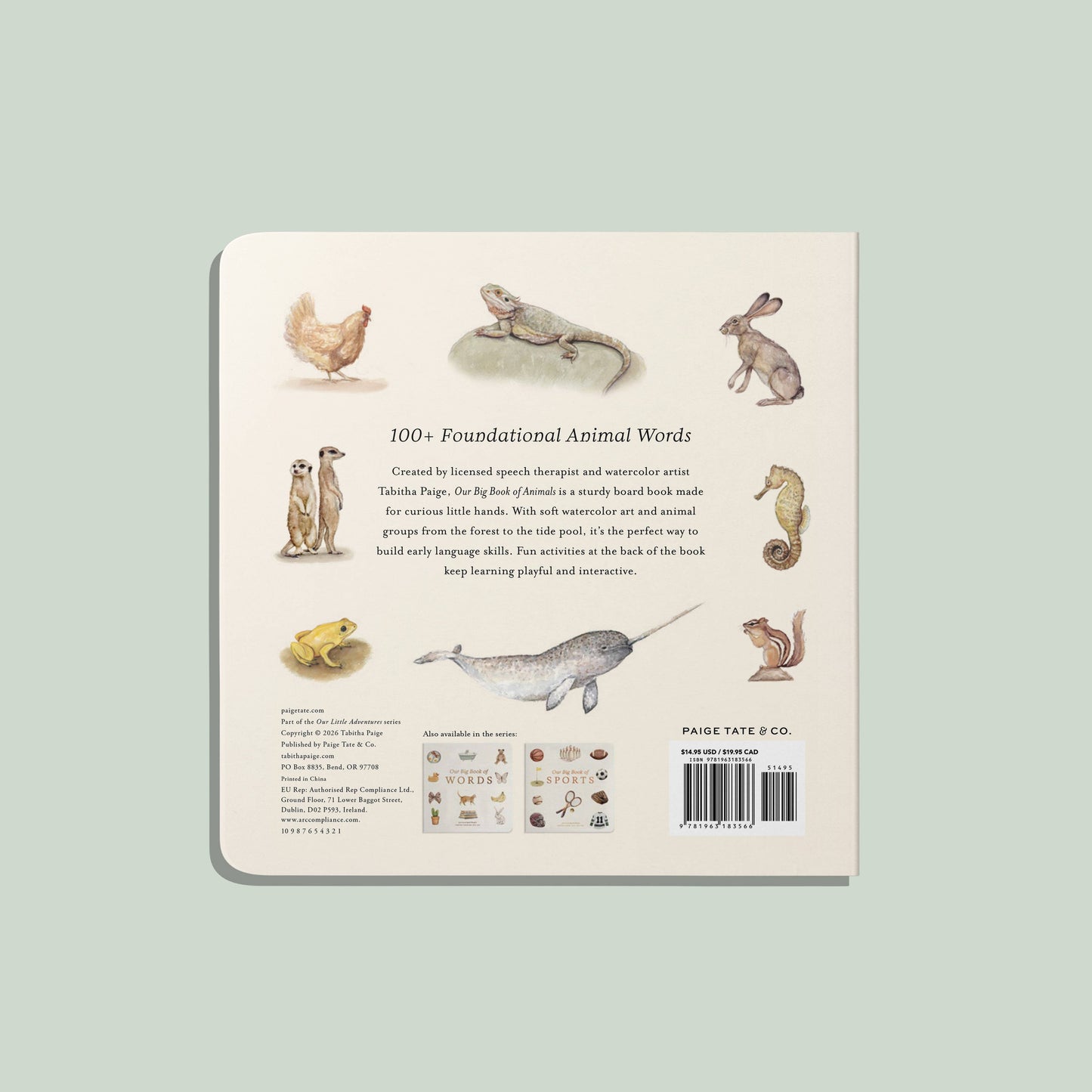 Our Big Book of Animals (Board Book) - Magpies Paducah