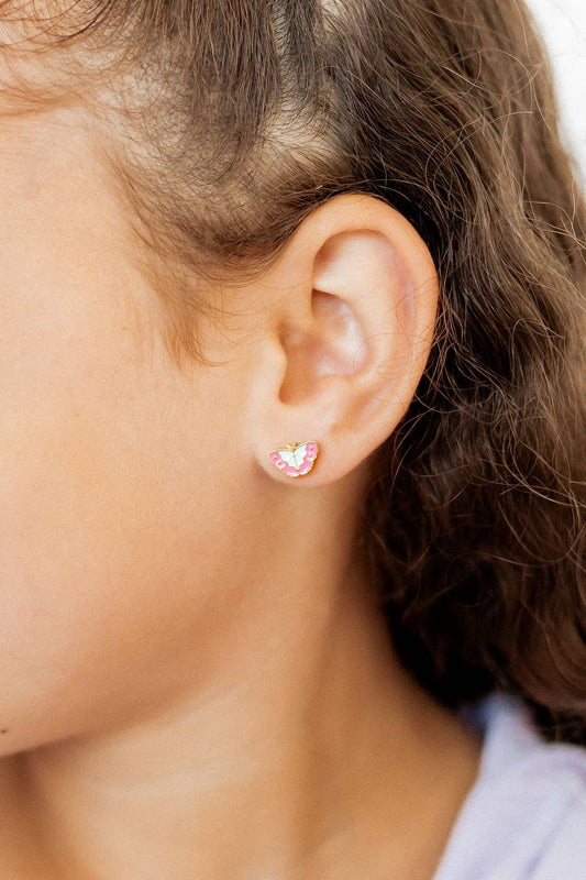 Screwback Stud Earrings - Blakely Butterfly - Magpies Paducah