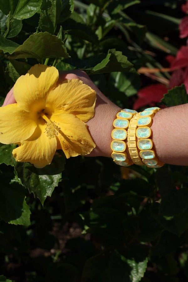 Candy Gem Bracelet, Yellow Block
