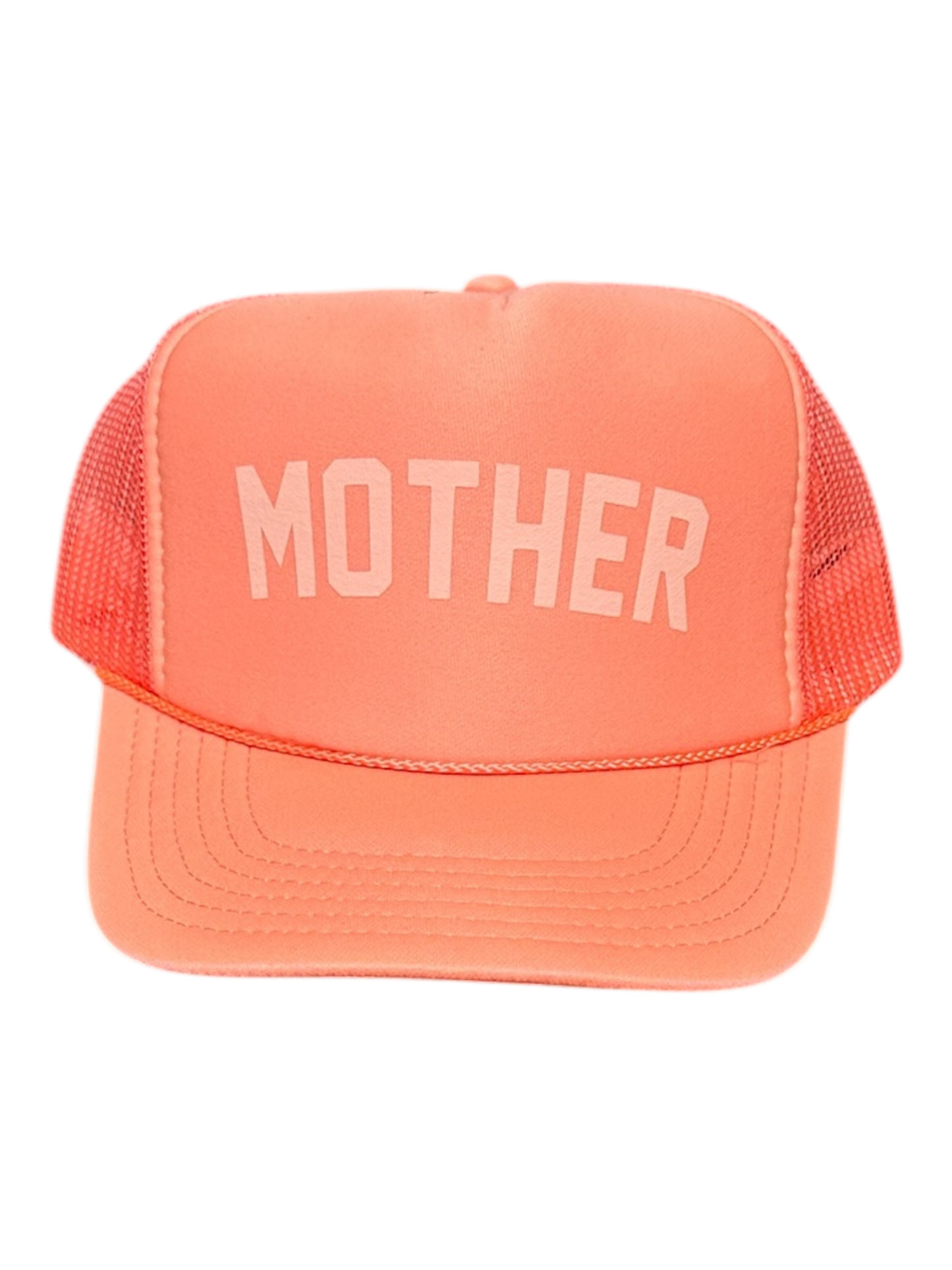 Coral Tonal 'MOTHER' Trucker Hat - Magpies Paducah